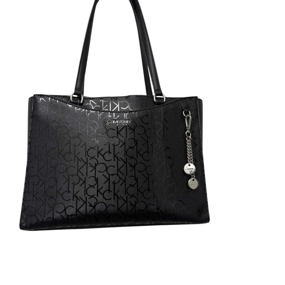 Calvin Klein Monogram Black Tote.